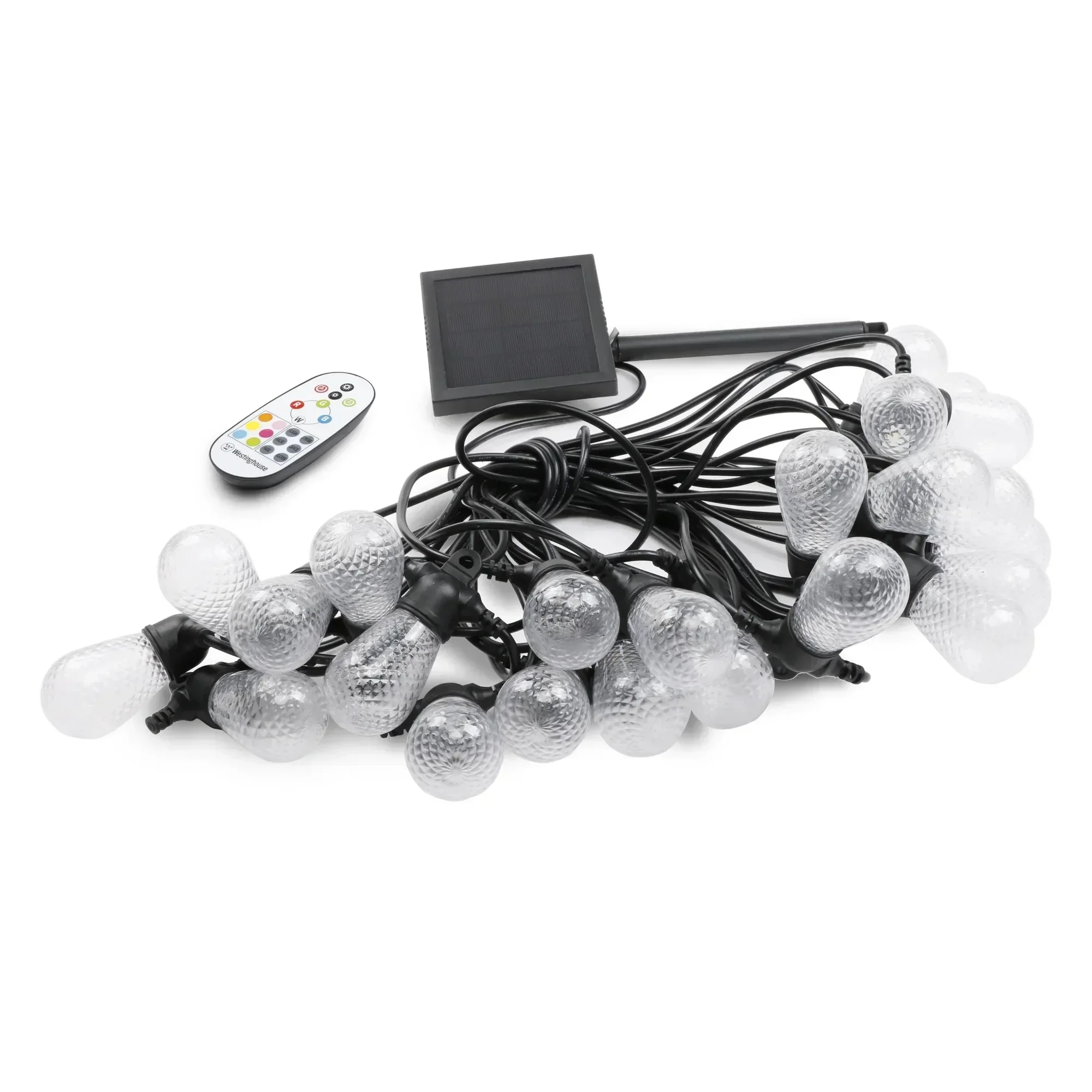 48' Color Change Solar String Lights with Remote