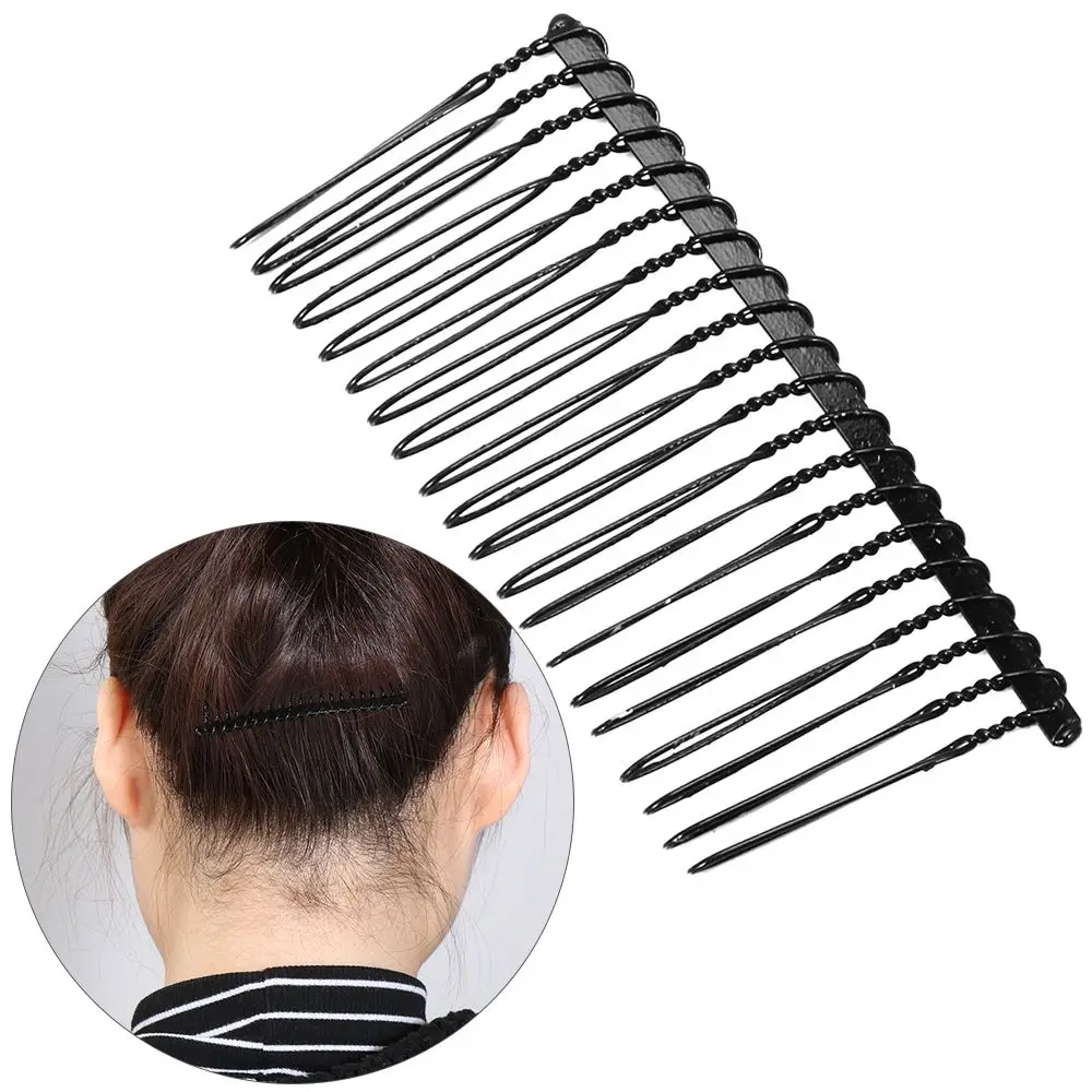 

Invisible Comb Teeth For Extra Hold Baby Hair Tame Hair Finishing Clip Hairstyle Fixed U Shape Hair Finishing Fixer Comb
