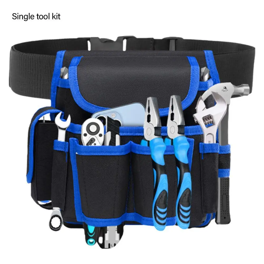 Multifunctional Electrician Tools Bag Waist Pouch Belt Storage Holder Organizer Garden Tool Kits Waist Packs Oxford Cloth