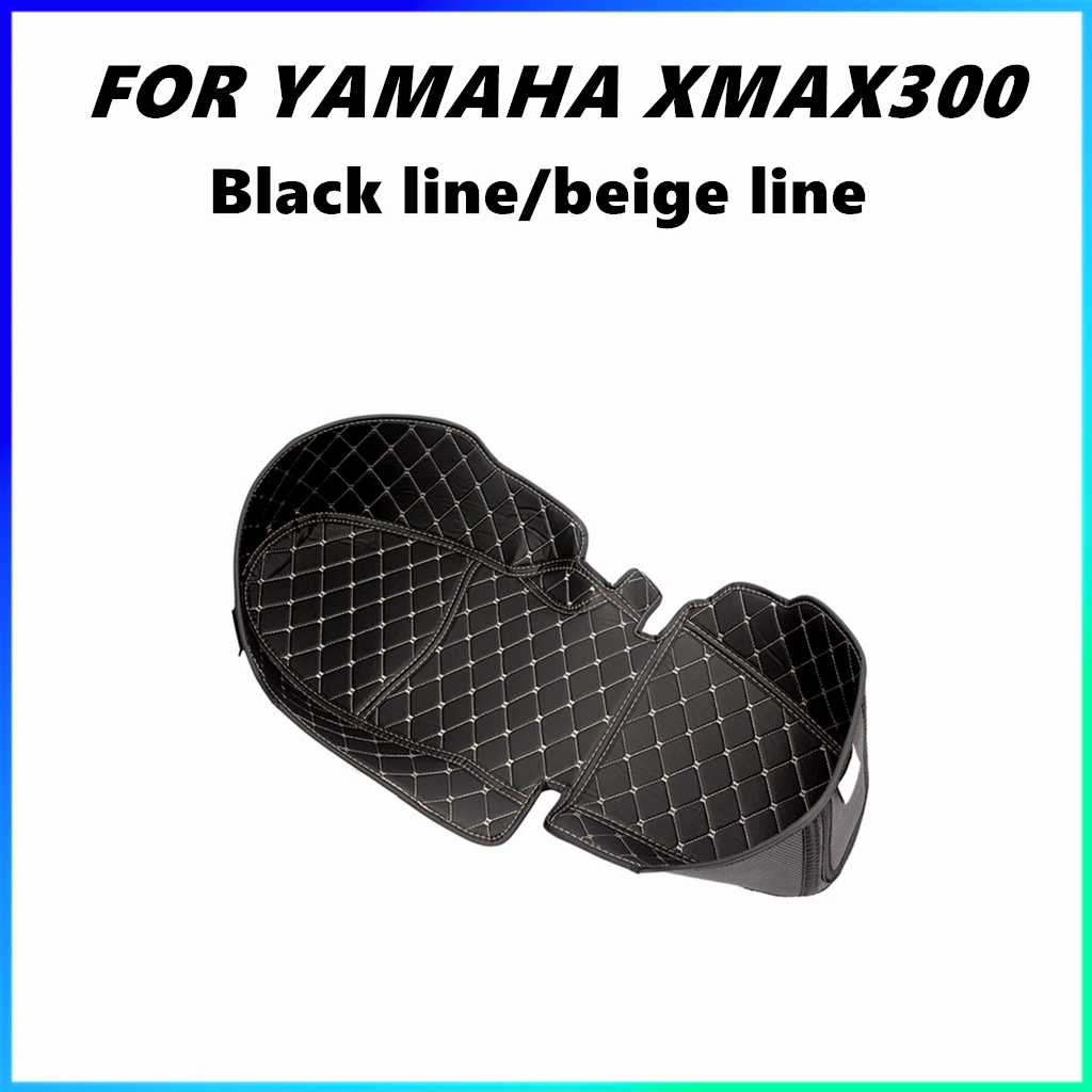 Motorcycle seat cushion lining For Yamaha XMAX300 waterproof PU Cushion storage cushion for seat bucket Modification accessories