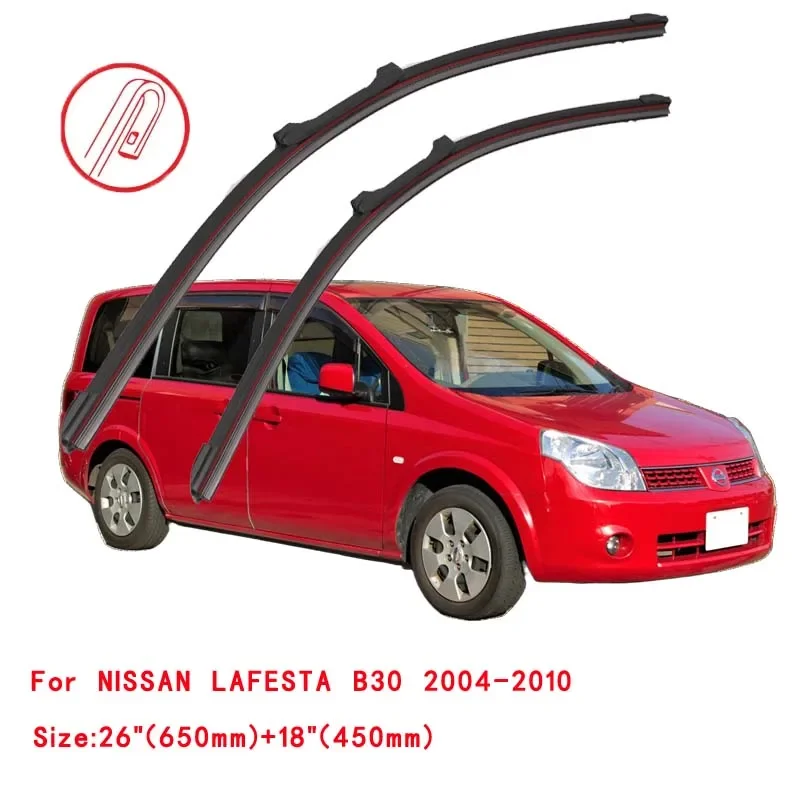 

For NISSAN LAFESTA B30 2004 2006 2008 2010 2012 2014 2023 Windscreen Windshield Brushes Accessories Front Washer Car Wiper Blade