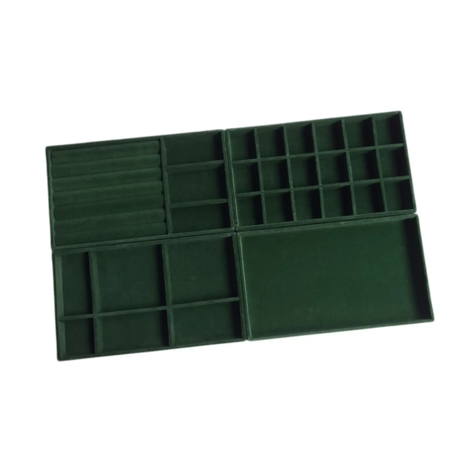 

4Pcs Jewelry Trays for Women for Drawers for Necklaces Pendants Earrings