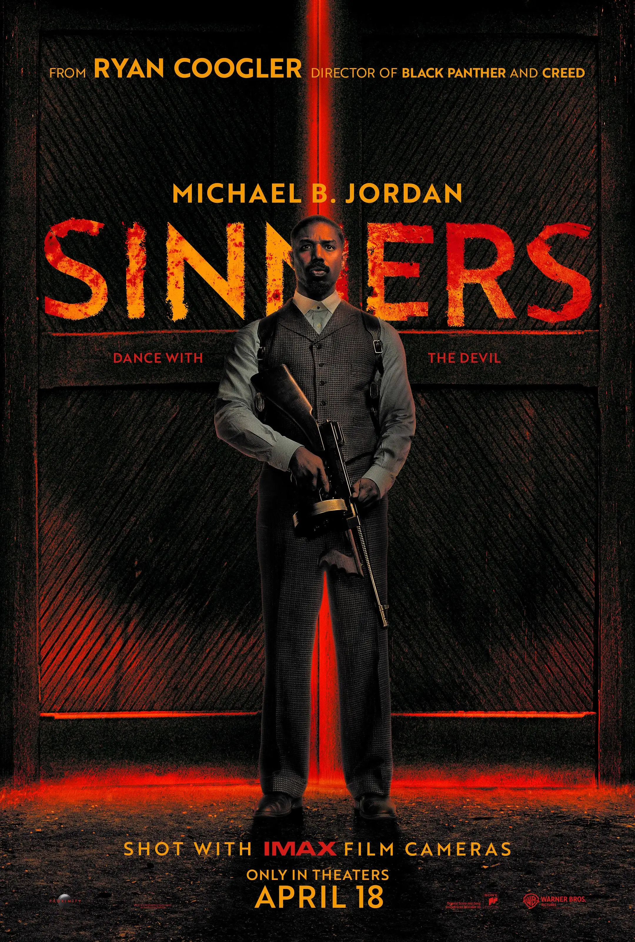 Movie Sinners 2025 Art SILK POSTER Wall Art Home Decoratief schilderij