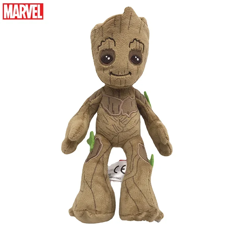 Marvel Groot Galaxy Guardians of The Tree Man Anime Kawaii Dolls Cloth Puppet Ornament Childrens Birthday Gifts