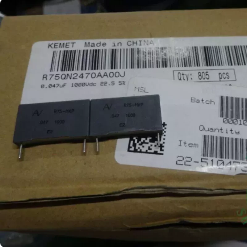 10pcs-100pcs KEMET AV R75 0.047uf/1000V 47nf 473 MKP brand new film capacitor 22mm