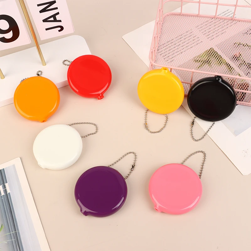 Men Women Zero Wallet Silicone Round Shopping Malls Portable Utility Multifunctional Compact Male Female Storage Bag