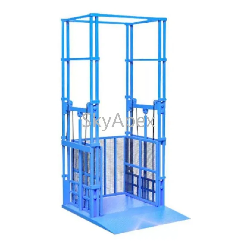 

Warehouse Goods Lift Industrial Heavy Duty Outside Incline Cargo Lift Sturdy Structure Reliable For Goods Transport Use