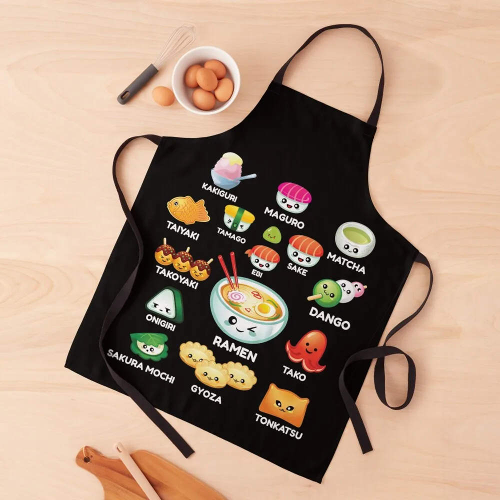 

Assorted Japanese Food Apron Kitchen Supplies Woman Kitchens Apron