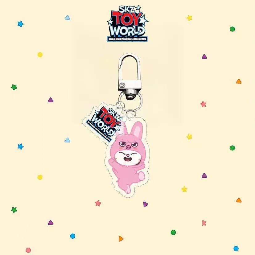 SKZ TOY WORLD collection keychains, cute bag accessories, couple key chains, unique birthday gift options