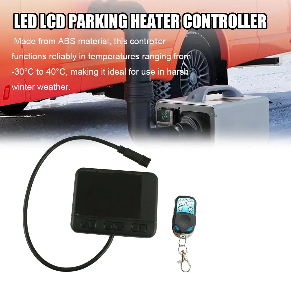 12V 24V Universal Diesel Heater Controller Air Parking Heater LCD Monitor Switch Heating Device Controller Remote Control