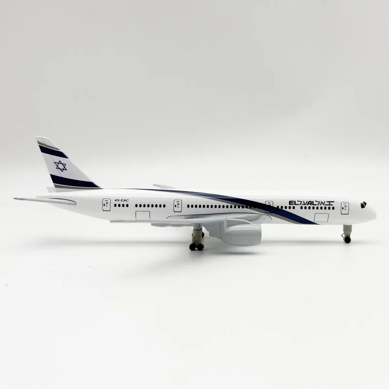 B787 El Al Air Airlines 20CM Diecast Metal Plane Model 1/400 Aircraft Model Adults Fun With Wheels Hobbyist Collectible Or Gift