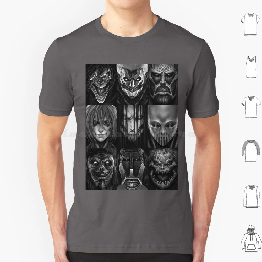 Titan Flakes ( Shingeki No Kyojin ) T Shirt Men Women Kids 6xl Titans Shingeki No Kyojin Colossal Titan