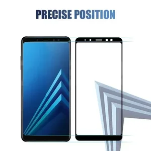3 Buah Kaca Tempered Penutup Penuh untuk Samsung Galaxy A7 A750 A8 A5 A6 Plus J4 J6 J8 A9 Pelindung Layar 2018 Kaca Film Pelindung 8 tampilan penjualan terbaik j4 j400m asli - №