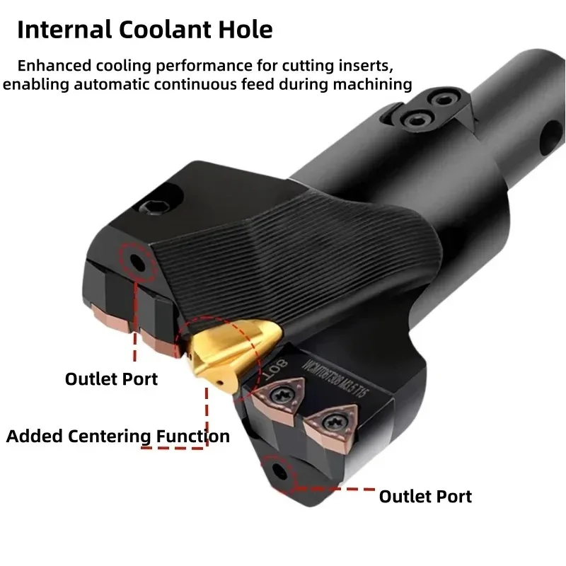 Replaceable VMC Indexable Insert Holder For VMD Large Diameter Drill CNC Lathe Tool VMD Drill Bit Accessories