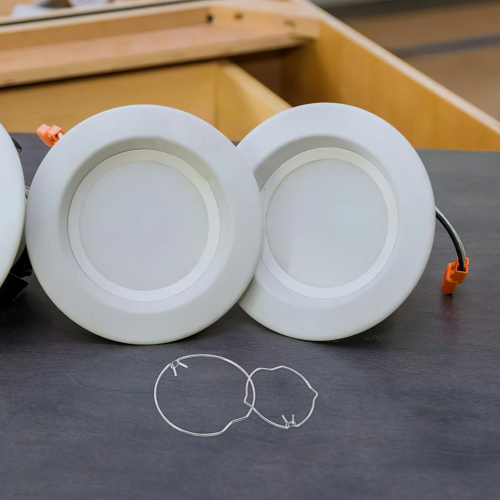 

12Pcs Metal Spring Clips Lighting Clips Recessed Light Fixtures Secure LED Spotlight Clamp for Kitchen Living Room Downlight