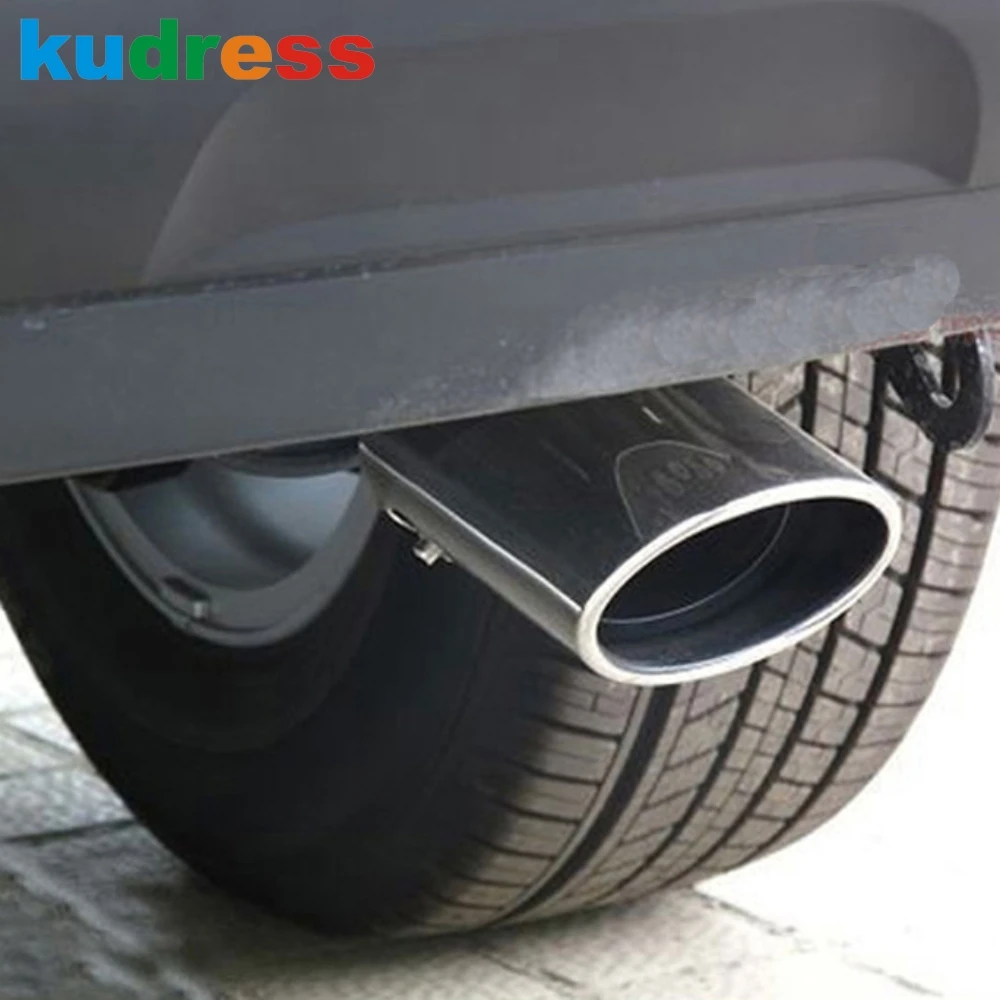 

Для Toyota Highlander 2008 2009 2010 2011, задний глушитель из нержавеющей стали, хвостовой наконечник, накладки на конце трубы, автомобильные аксессуары