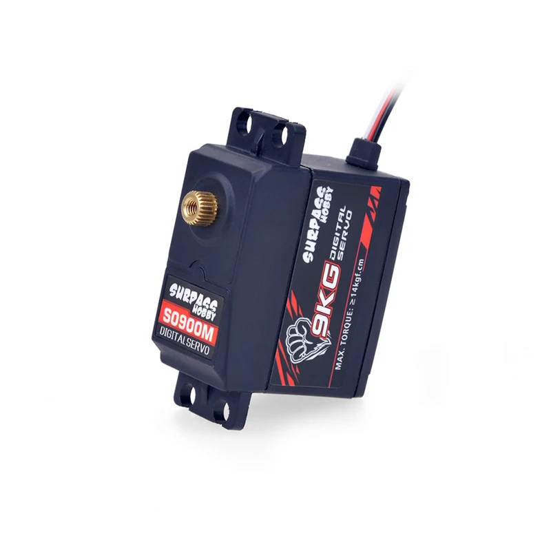 SURPASS Hobby S0900M Metal Gear 14KG Digital Servo for RC Airplane Robot 1/10 1/8 RC Monster Car Boat Duct Plane