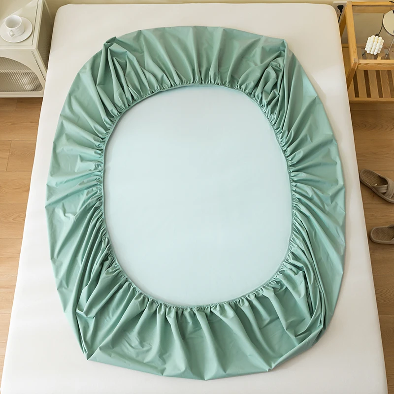 100% Waterproof Mattress Cover Protector Adjustable Non-slip Bed Fitted Sheet With Elastic Band for King Queen 90/140/160/200