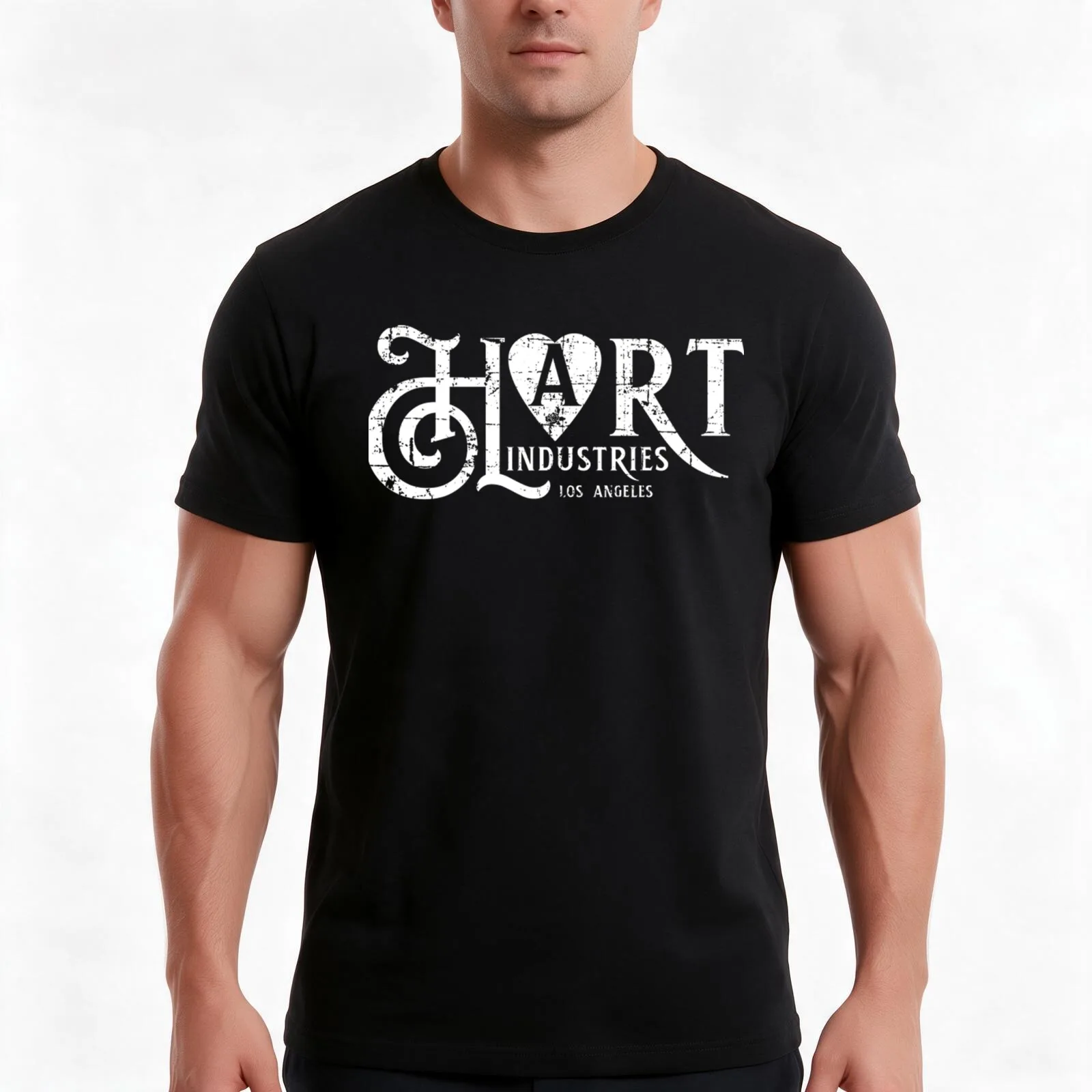 Hart to Hart distressed T-Shirt, Summer Casual Cotton Tee, Oversized Streetwear Tops, Vintage Graphic Print, Unisex Men Women