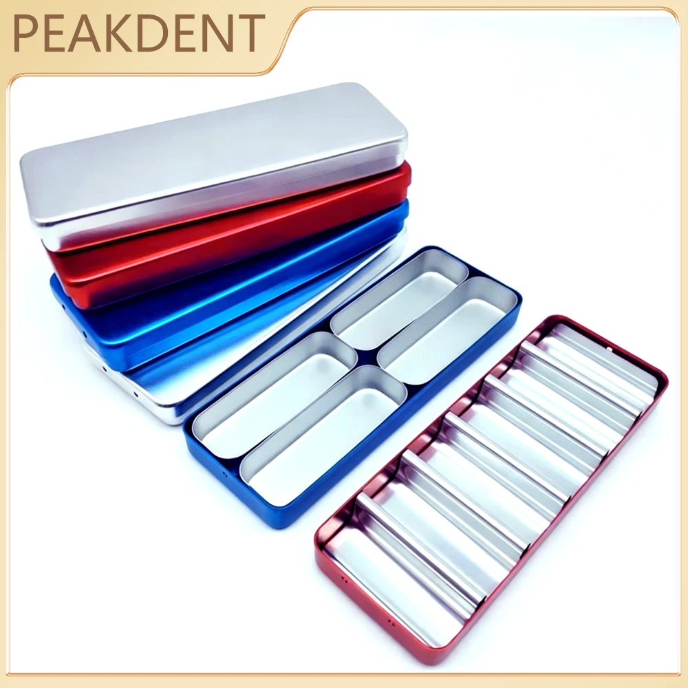 

4/6 Dental Disinfection Endo Files Holder Box Dental Burs Files Instrument Disinfection Box Oral Care Tools Organizer Holder