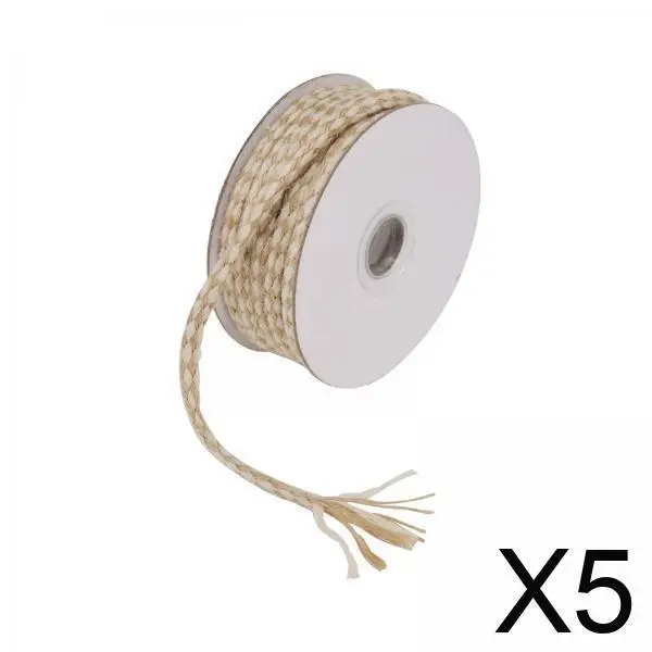 

5x Рождественский джутовый шпагат, шпагат для подарочной упаковки, цветной, 10 м, DIY, плетение, декоративная упаковка, шпагат, праздничное украшение