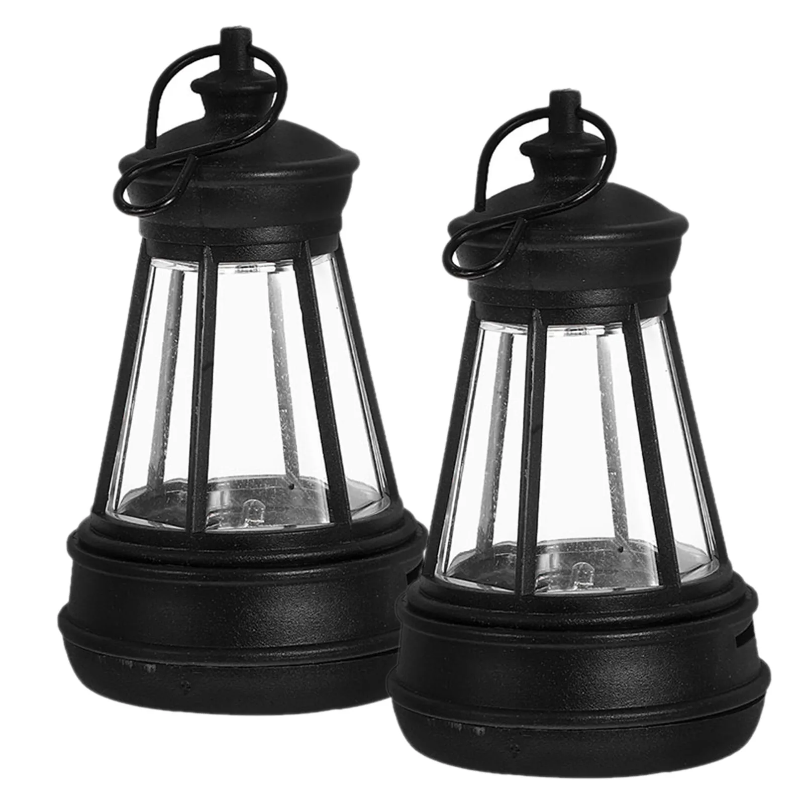 2 PCS Solar Pet Light Hanging Statue Lights Garden Lanterns Replacement Mini Decorative