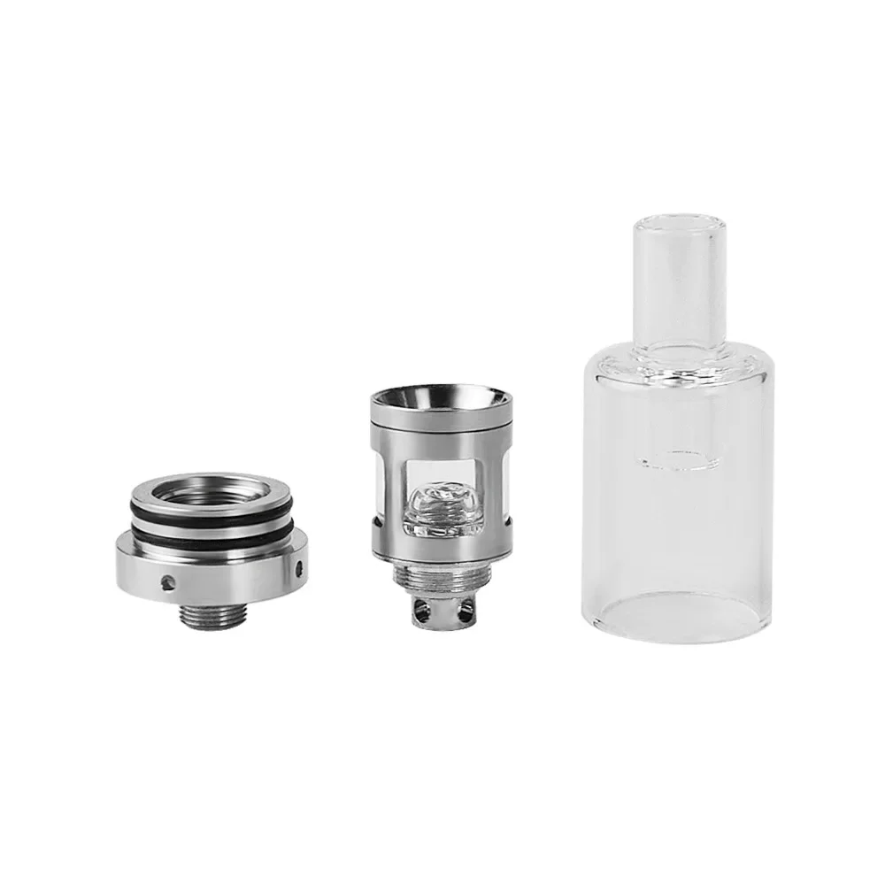 Longmada Glowcore Quarta Wax Atomizer Vaper Tank Pure Quartz Coil Chamber with 510 Thread Glass Mouthpiece