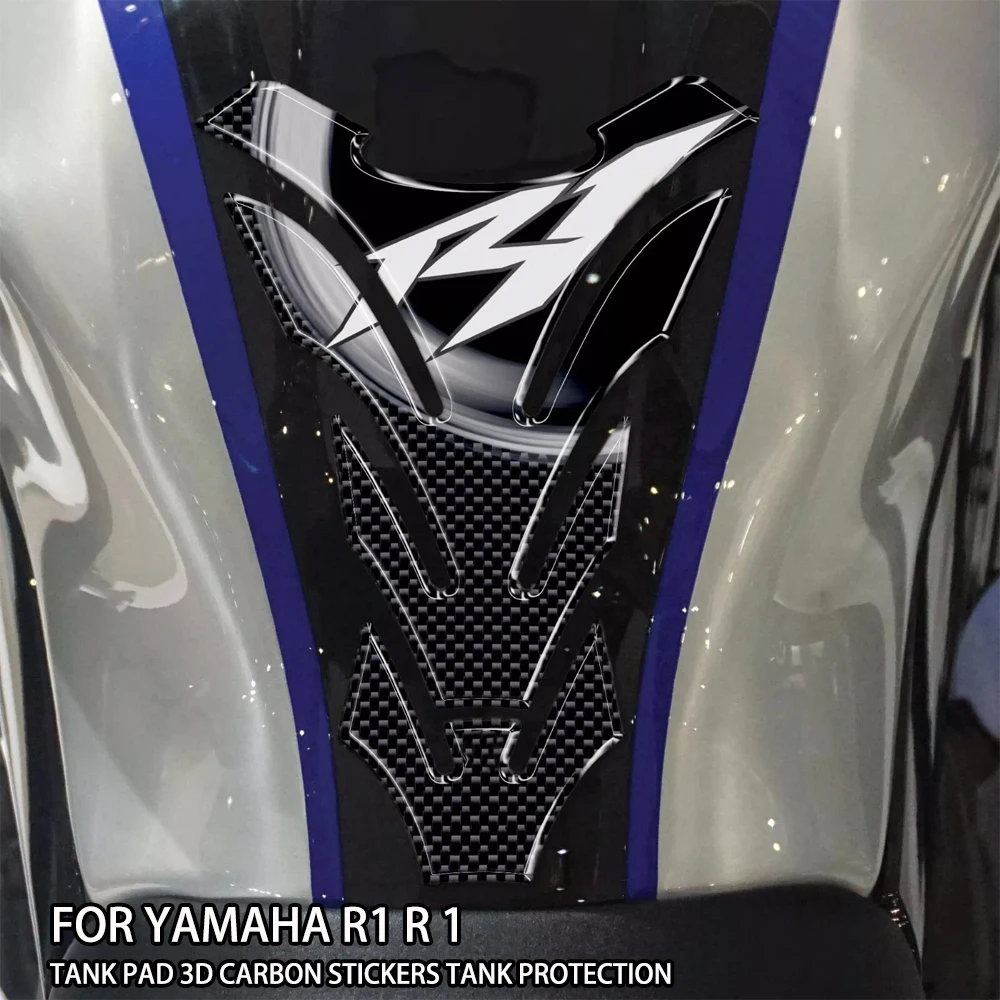 

For YAMAHA R1 R 1 Fuel Tank Pad Protection Sticker 3D Resin Full Protection Sticker