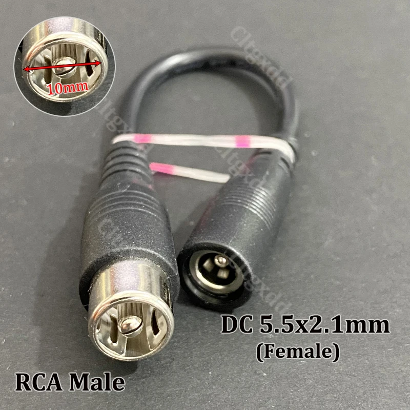 DC-Adapter-Konverterstecker 5,5mm*2,1mm Buchse auf XLR 3-polig 5,5*2,5mm 8,0*1,6mm RCA M12 M16 C13 Stecker Geeignet für Roller – Detail 17