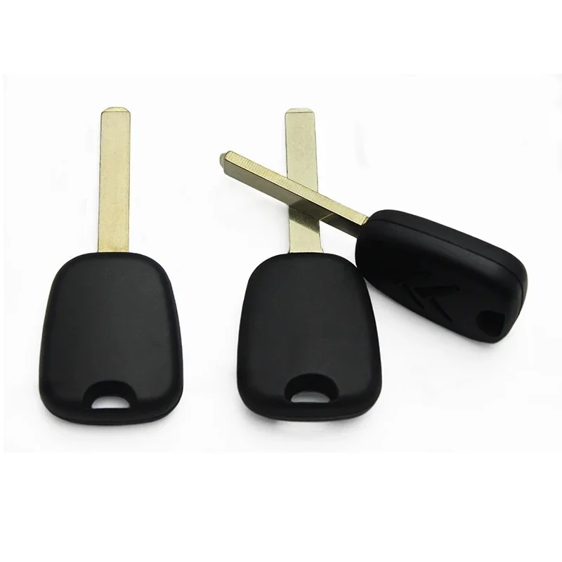 

Transponder Car Key Shell For Peugeot 207 307 308 407 HU83 VA2 Uncut Blade Fob Key Case Shell With Logo