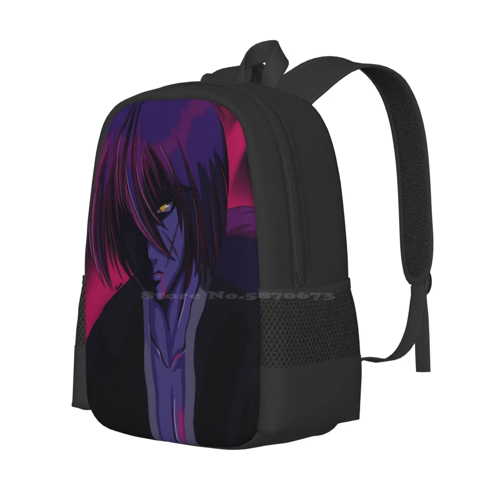 Battousai-Rurouni Kenshin Hot Sale Backpack Fashion Bags Anime Manga Samurai X Rurouni Kenshin Shishio Makoto Battousai Himura