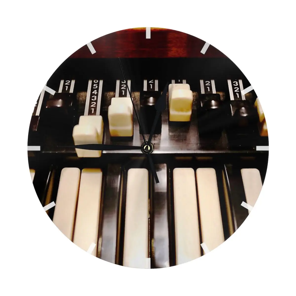 Hammond B3 Настенные часы с органом Часы для украшения комнаты Мода для гостиной