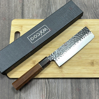 WXCOO Japanese Kitchen Knife Hand Forged Professional Chef Knife Wood Handle Meat Cleaver Boning Knife with Box Cooking Tools