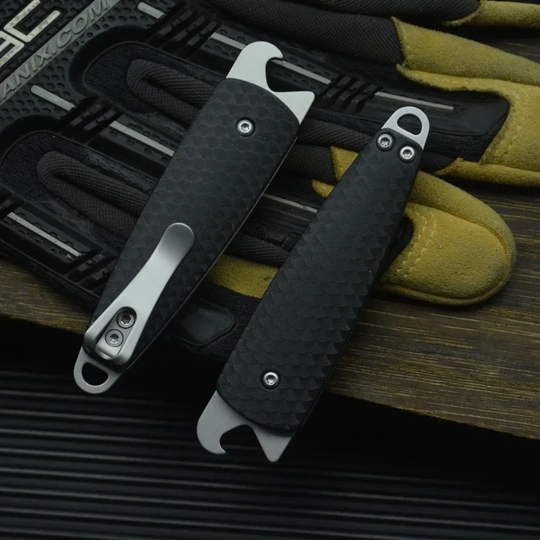 มีดพับขนาดเล็ก CR 7086 ใบมีด 8Cr13Mov ด้ามจับไนลอนไฟเบอร์ พกพาสะดวก ใช้สำหรับกิจกรรมกลางแจ้ง ล่าสัตว์ ตั้งแคมป์ EDC ตัด ใช้งานได้หลากหลาย