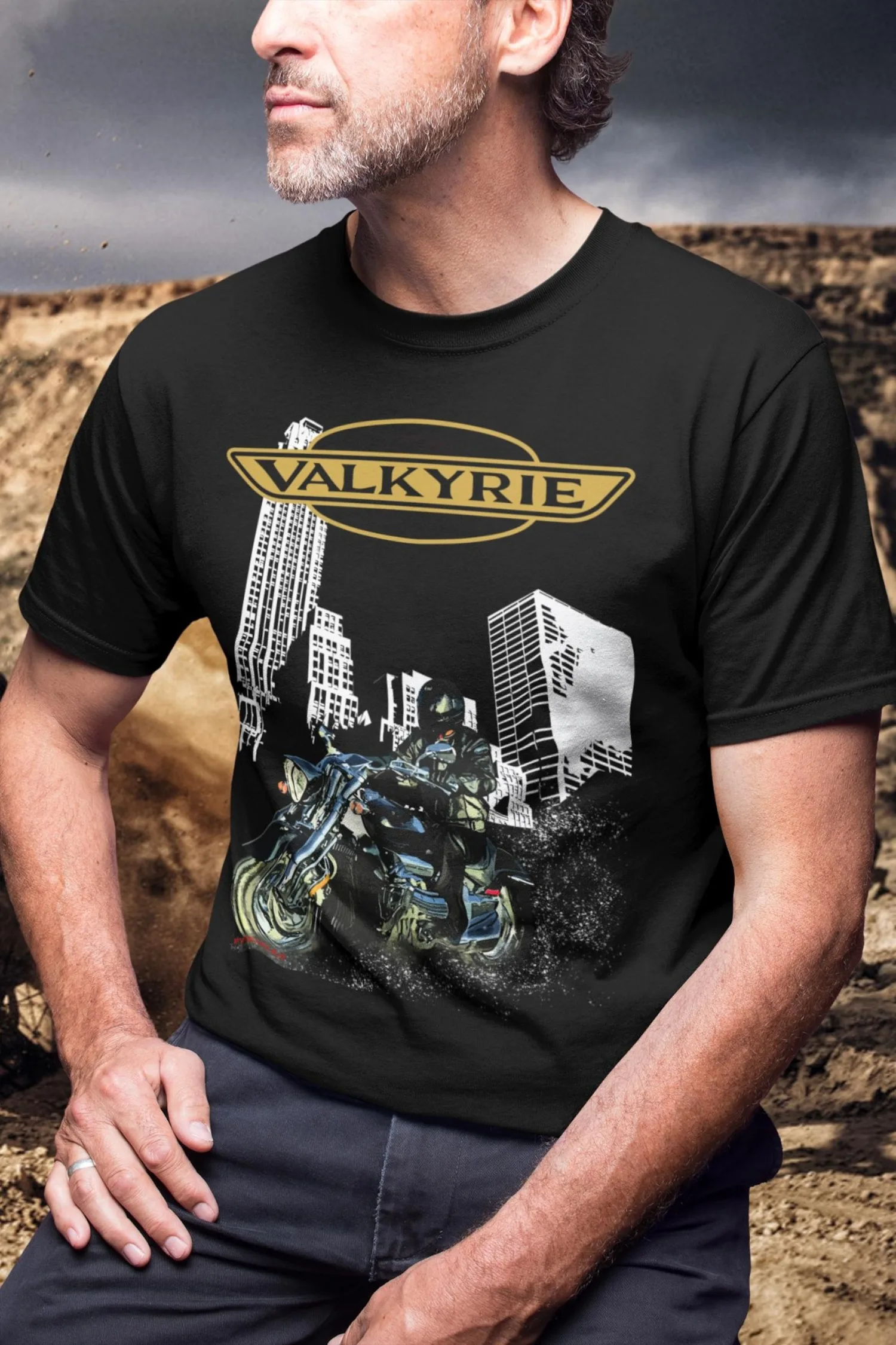 

321@EY H.onda Valkyrie T Shirt The Perfect Biker Gift For Power Cruiser Rider Fan Top For H.onda F6C Owners Husband Present Moto