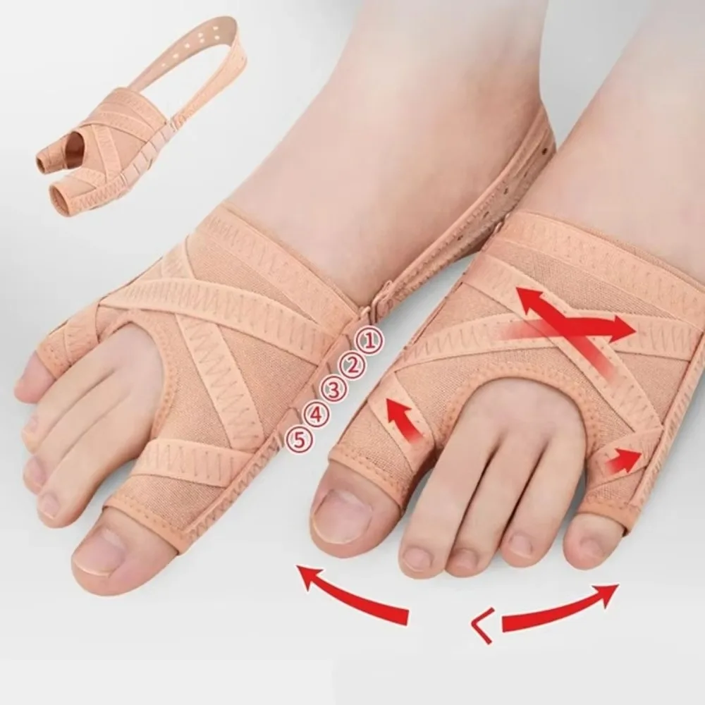 Picture 3: 1pcs Comfortable Adjustable Fabric Bunion Corrector Breathable Spacer Separator Toe Separator Sports Bunion Socks Sports