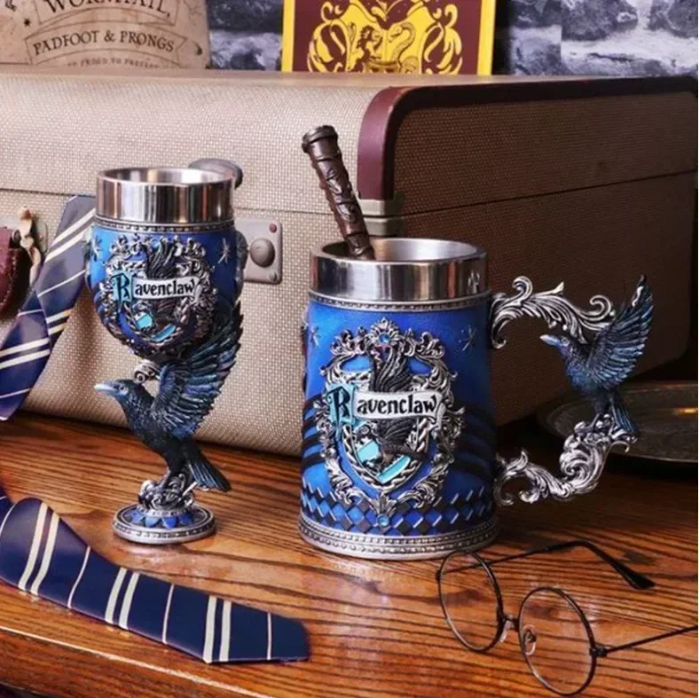 New Arrival Harryy Hogwarts Mug Coffee Teamug Ravenclaw Goblet Decorative Model Gryffindor Collectible Gift Halloween Props