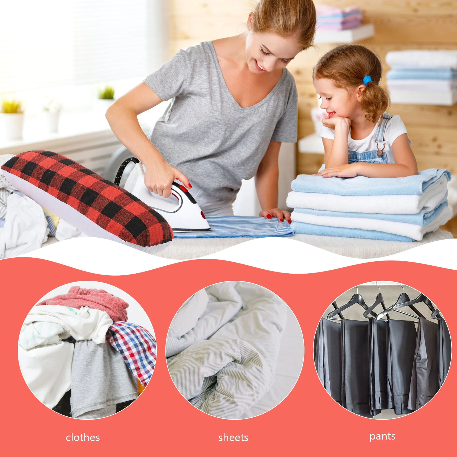 

2pcs Ironing Pads Compact Flax Cotton Cushions Pin Pillow Sewing Tool Needle Holder High Temp Resistance Easy Storage