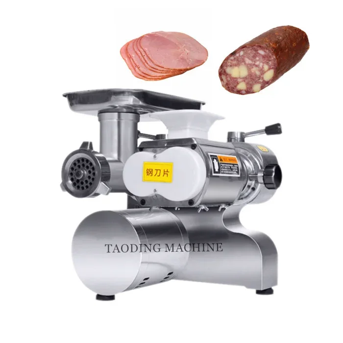 

Industrial frozen and Fresh Meat Grinding Machine Chicken Cubed Meat Mincer Machine Garlic sosage Making Machine Sausage