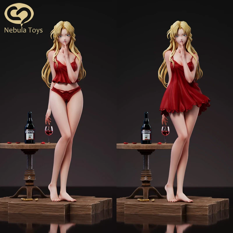 31cm Anime Detektiv Conan Figur Vermouth Actionfigur PVC Sammlerstück Schreibtischdekoration Modell Puppe Spielzeug Geschenke