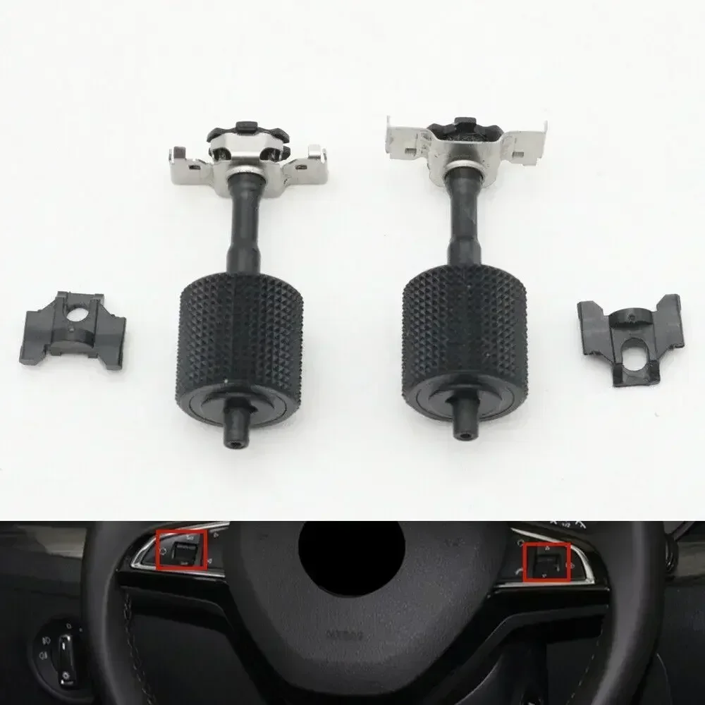 Multifunctional Steering Wheel Switch Volume Control Roller For Skoda Superb III Octavia A7 Karoq Kodiaq Fabia Scala Rapid