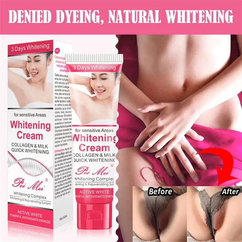 

Whitening Cream Private Parts Underarm Bleaching Serum Whiten Butt Knee Brighten Inner Thigh Intimate Parts Dark Remove Melanin