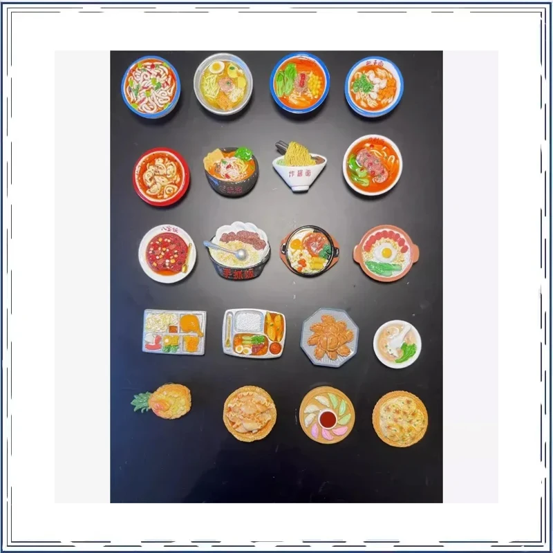 

Blind Box Fridge Magnet Good-looking Food Modeling Holiday Gifts Action Figure Model Toys