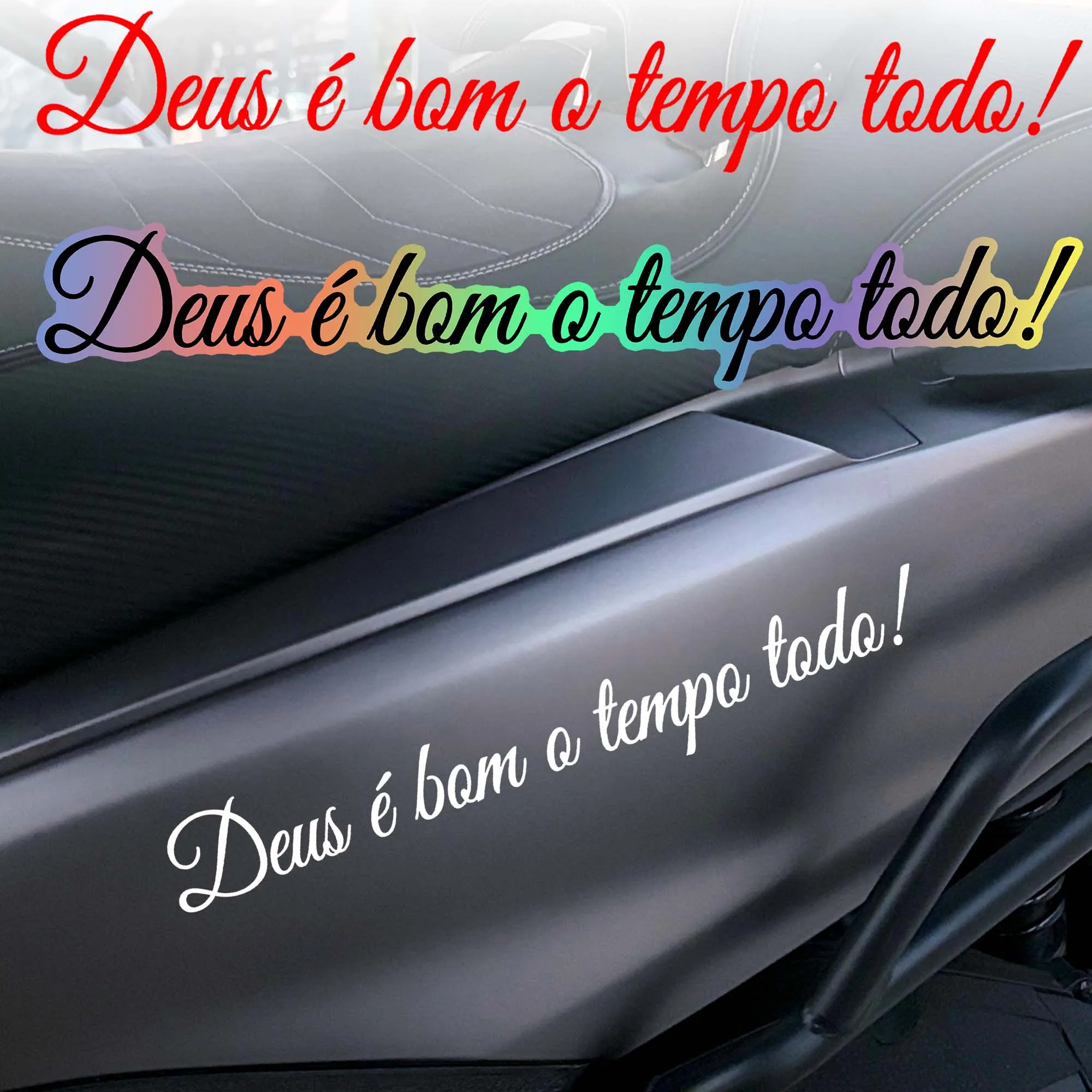 

God Is Good All The Time Religious Quote Vinyl Sticker Waterproof Durable Decal for Fuel Tank Helmet Car Window Universal Decor