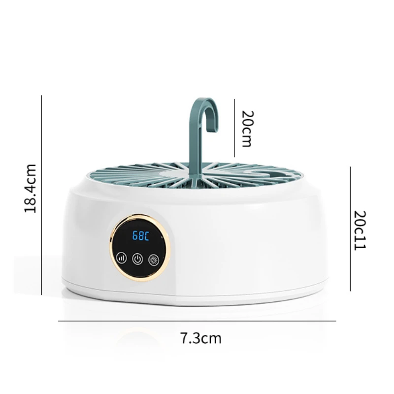 Asciugacapelli pieghevole 1200 W Asciugatura rapida - 3 modalità di temperatura Scaldasalviette portatile per casa/ufficio Pratico e comodo asciugatrice