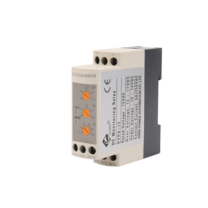 

GINRI DVRD-12 Реле контроля напряжения Реле защиты от пониженного напряжения