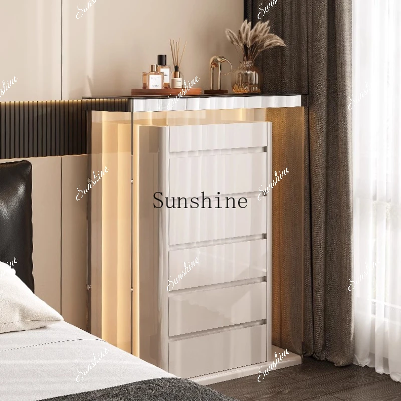 Italian light luxury six-chest cabinet cloakroom jewelry storage jewelry cabinet  FT