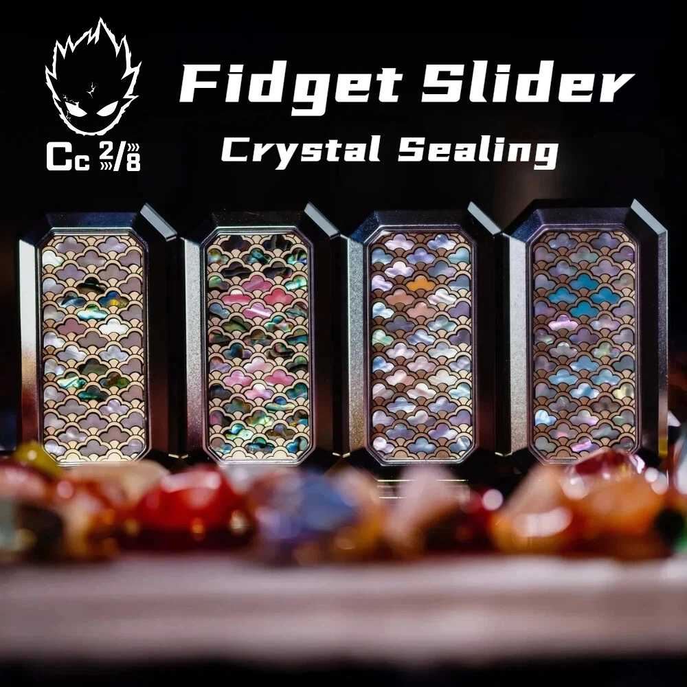

Игрушка-антистресс CC28 EDC Little Darling Fidget Slider с кристаллами, для снятия тревоги, оригинальный дизайн, для взрослых
