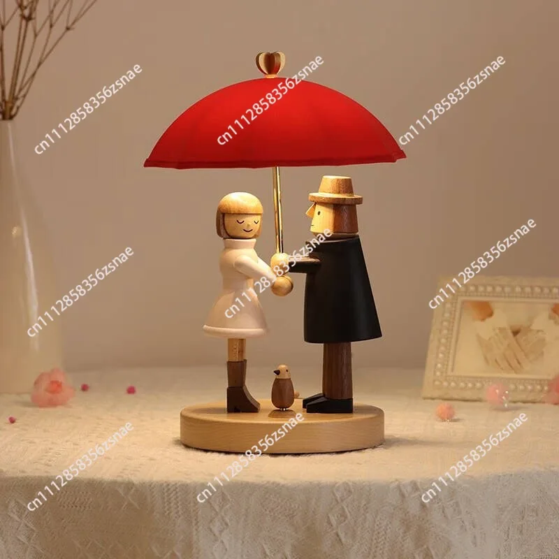 Merry Christmas creative design night light USB bedside LED Christmas wedding gift