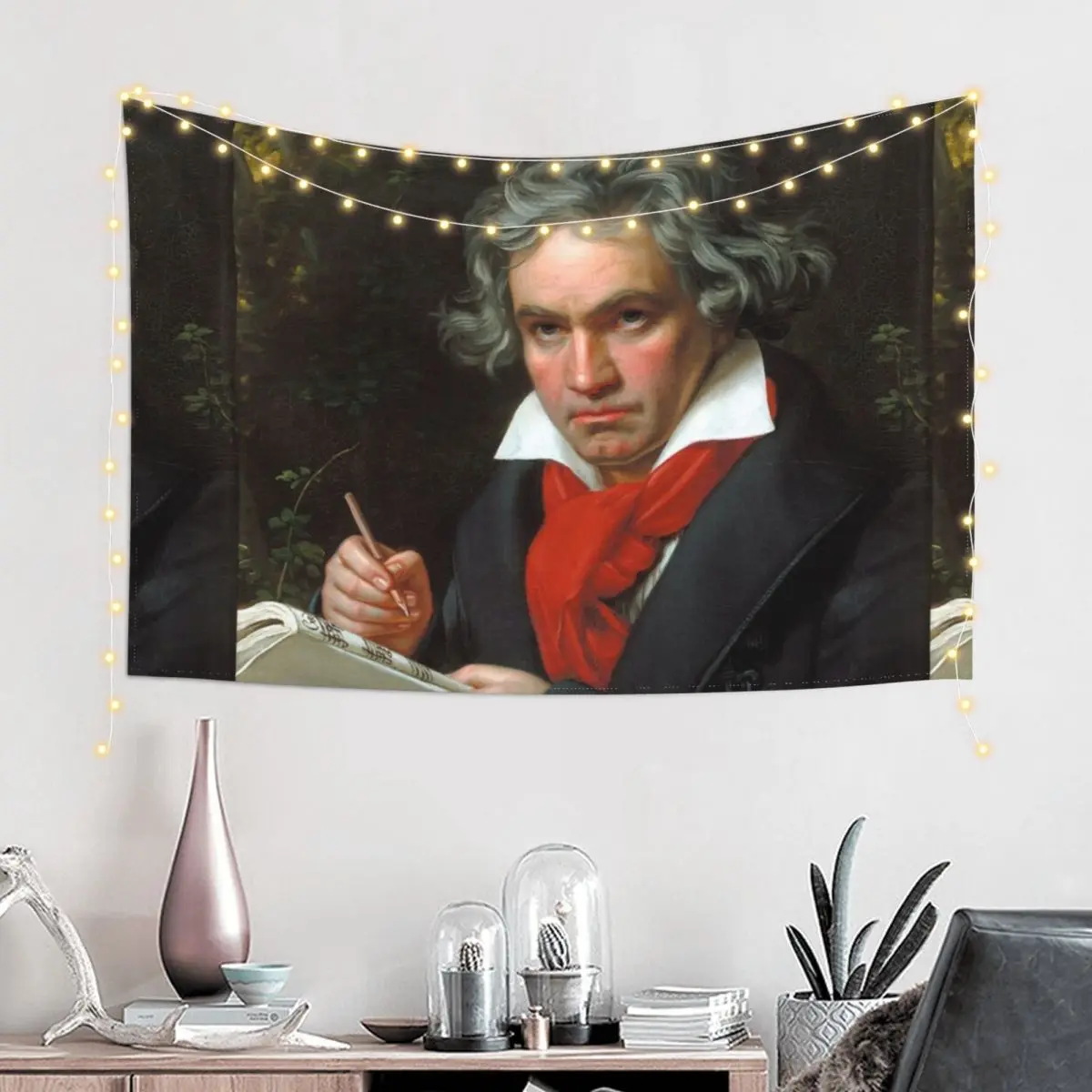 

Ludwig van Beethoven Tapestry Home Decorations Japanese Room Decor Decoration For Home House Decorations Tapestry